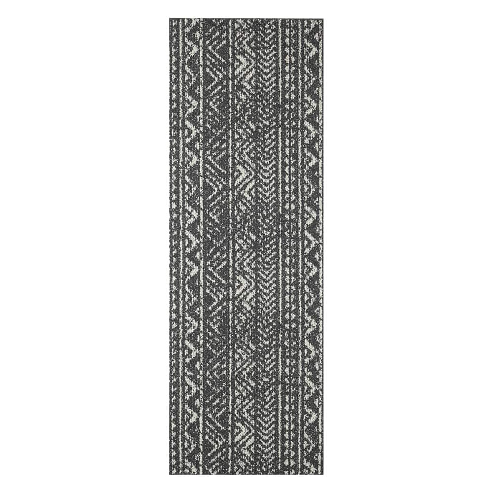 Tapis d'intérieur Ankara abstraits obscur 2 pi x 6 pi