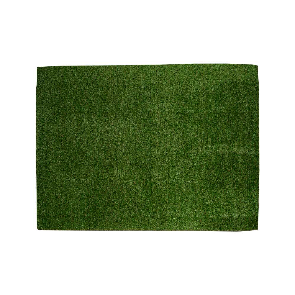 Tapis d'intérieur et d'extérieur effet gazon de luxe vert 3 pi x 4 pi VERTUO