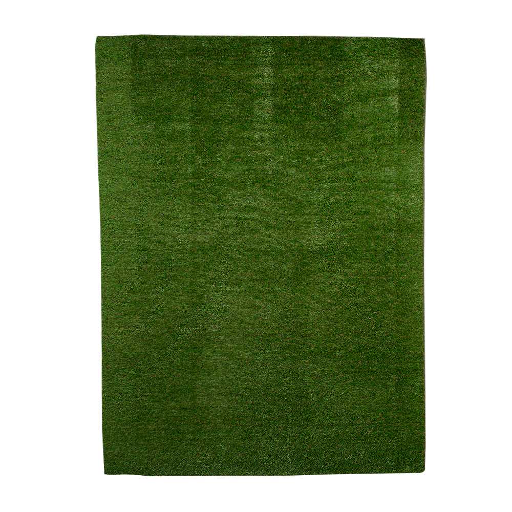 Tapis d'intérieur et d'extérieur effet gazon de luxe vert 5 pi x 7 pi VERTUO