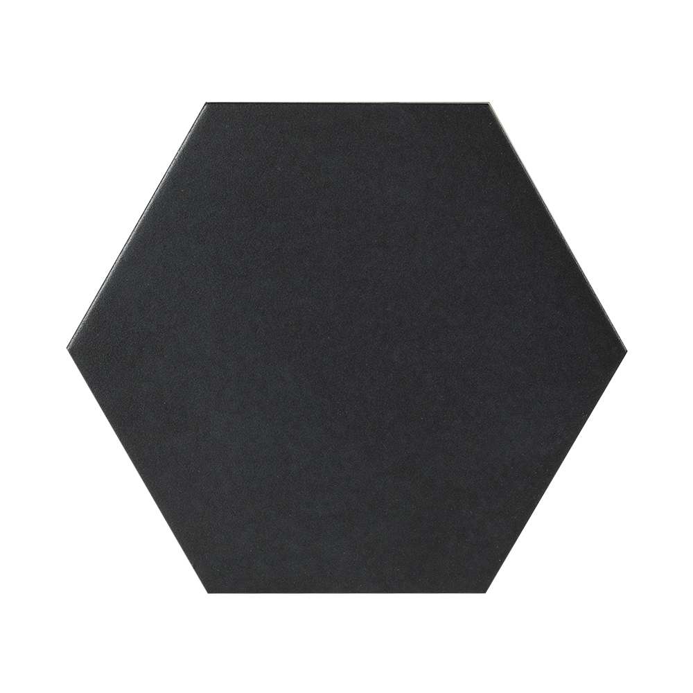 Carreaux de grès Casablanca noir 8 po x 9 po