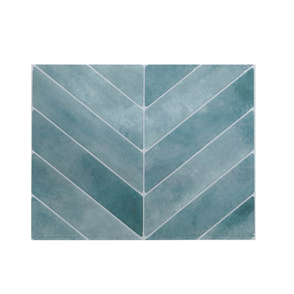 Taby Chevron Peel&Stick Tiles 11 7/16 in. x 9 in. Pkg/4