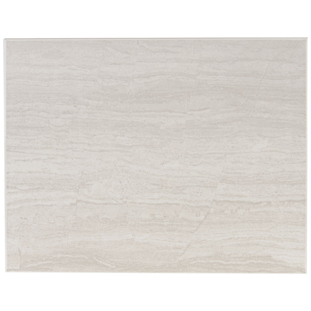 Carreaux de céramique murale Serpentine Beyaz 8 po x 10 po