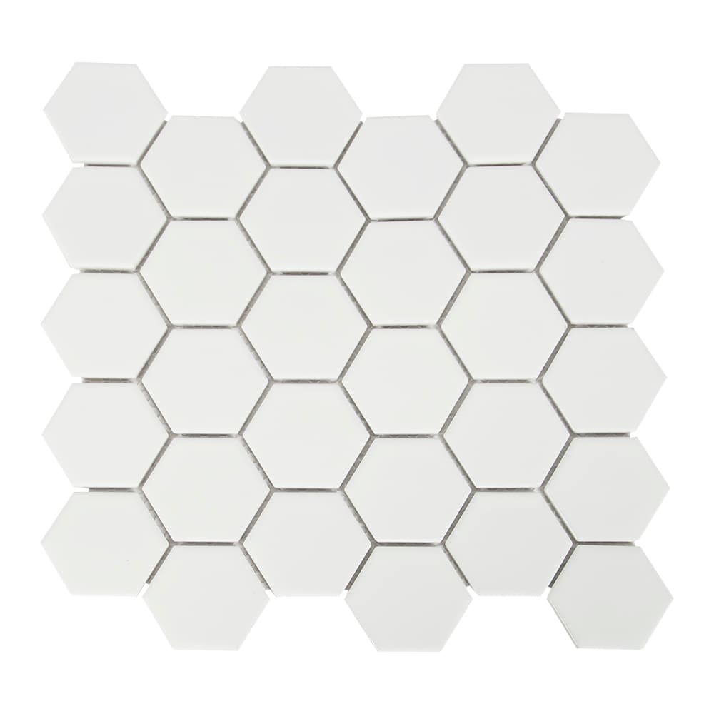 Mosaïque de céramique Hexagone 10 5/8 po x 11 po VERTUO