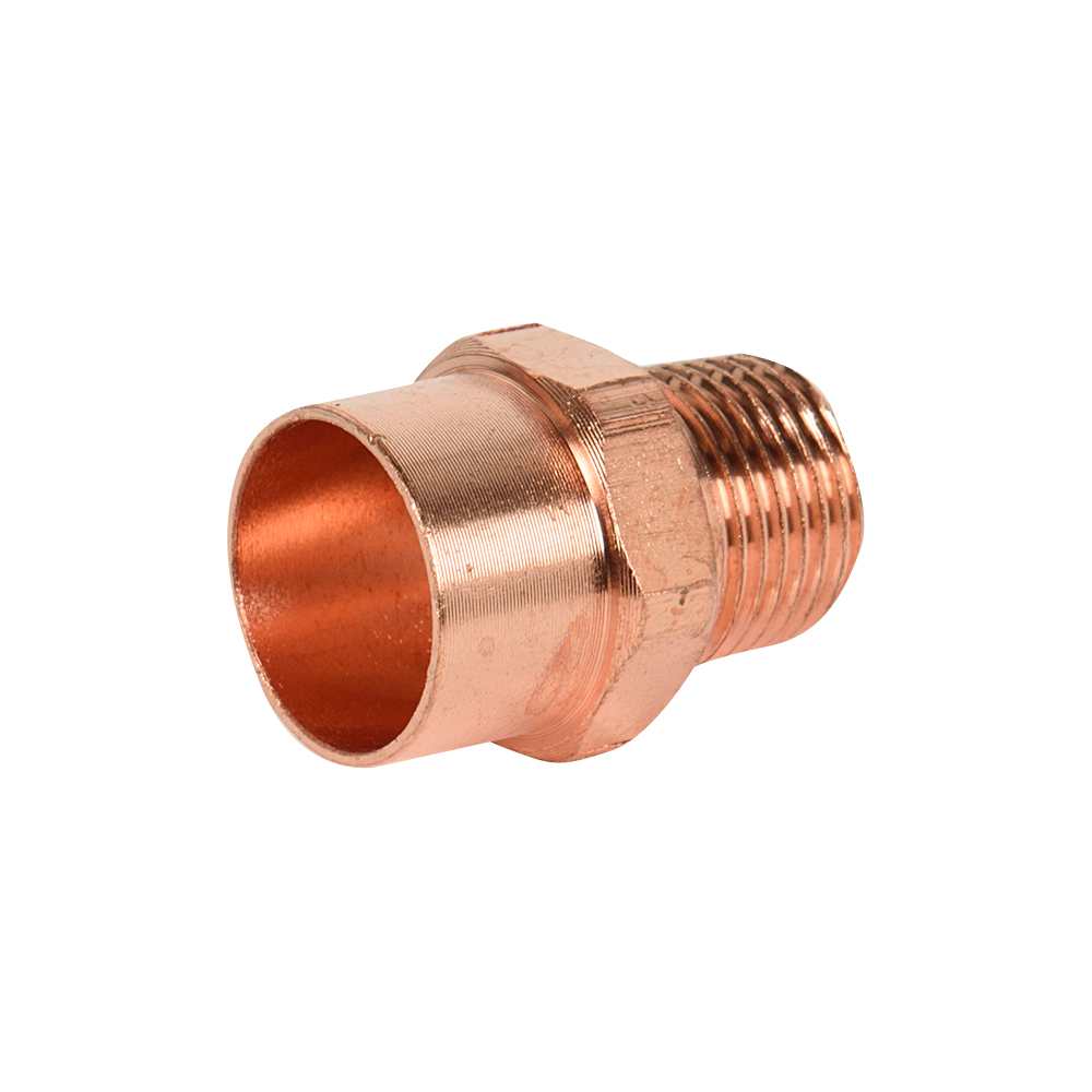 Adaptateur cuivre 3/4 po soudé x 1/2 po MPT