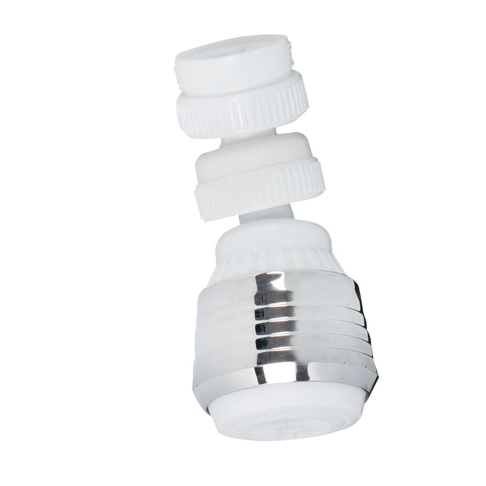 Aérateur de robinet pivotant universel