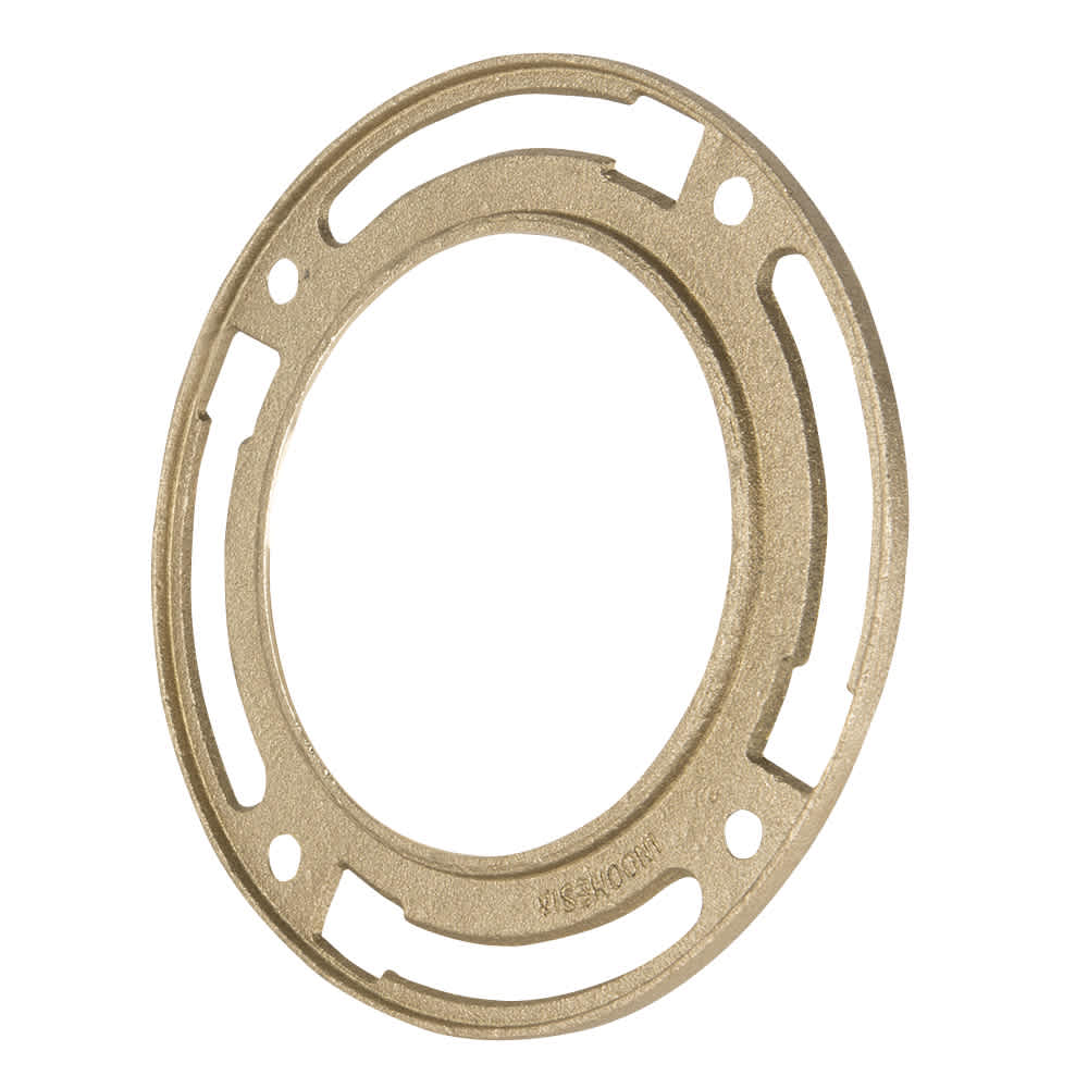 Bride de toilette laiton 4 po