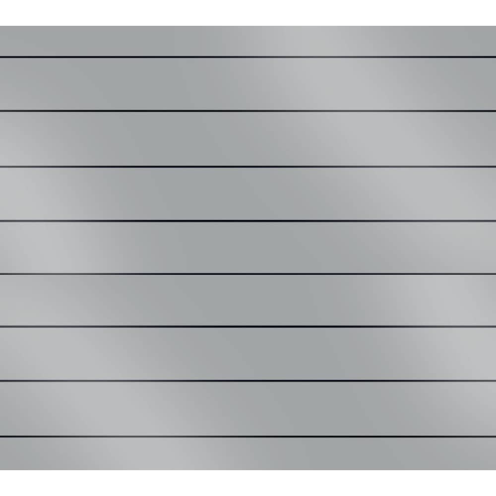 Revêtement en acier Bellara Fini contemporain 5 1/4 po gris régent