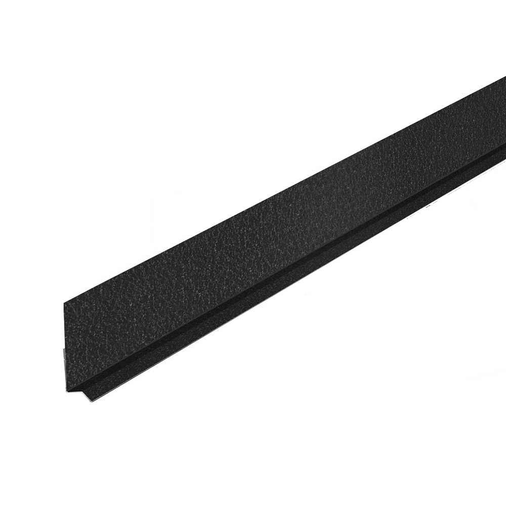Bellara Steel Siding Drip Edge 10 ft. Ebony