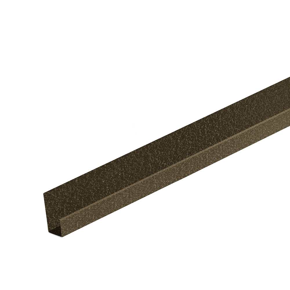 Moulure en J pour revêtement en acier Bellara 10 pi expresso