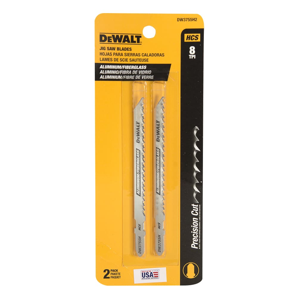 Aluminium Jig Saw Blades -4 in. (8 TPI) Pkg/2