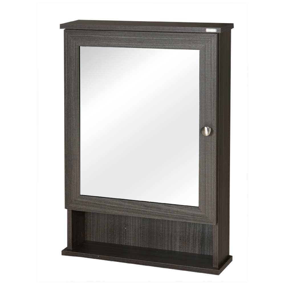 TASSILI Elsa Medicine Cabinet Grey with Mirror 19 11/16 in. x 29 1/2 in.