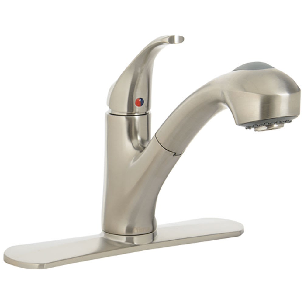 Shelton 1-Handle Pull-Out Kitchen Faucet Nickel
