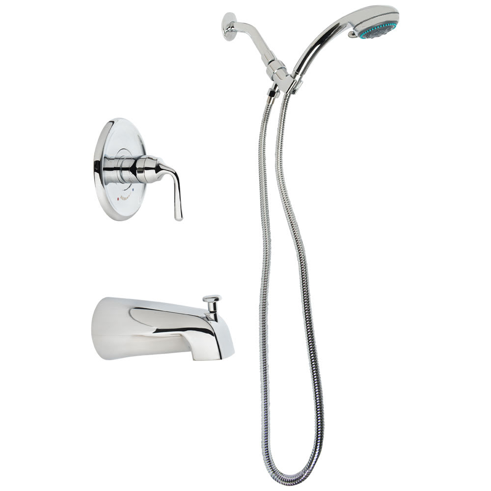 Robinet de baignoire-douche avec douchette 1 poignée Adriana chrome TASSILI