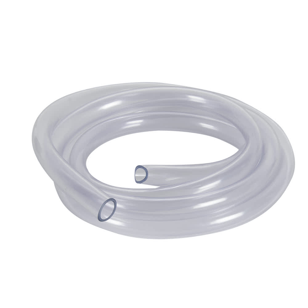 Tuyau de vinyle clair 3/4 po x 1 po x 10 pi