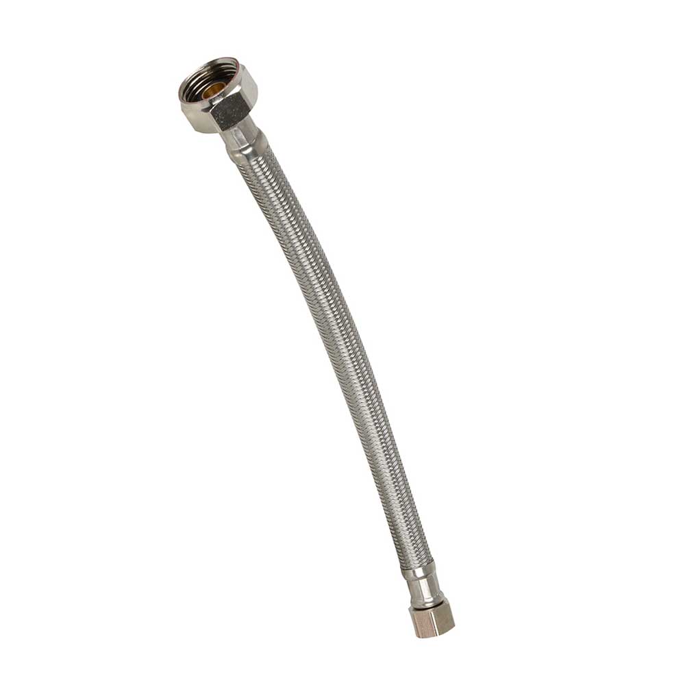 Connecteur tressé pour robinet 1/2 po x 3/8 po x  9 po NEKTRA
