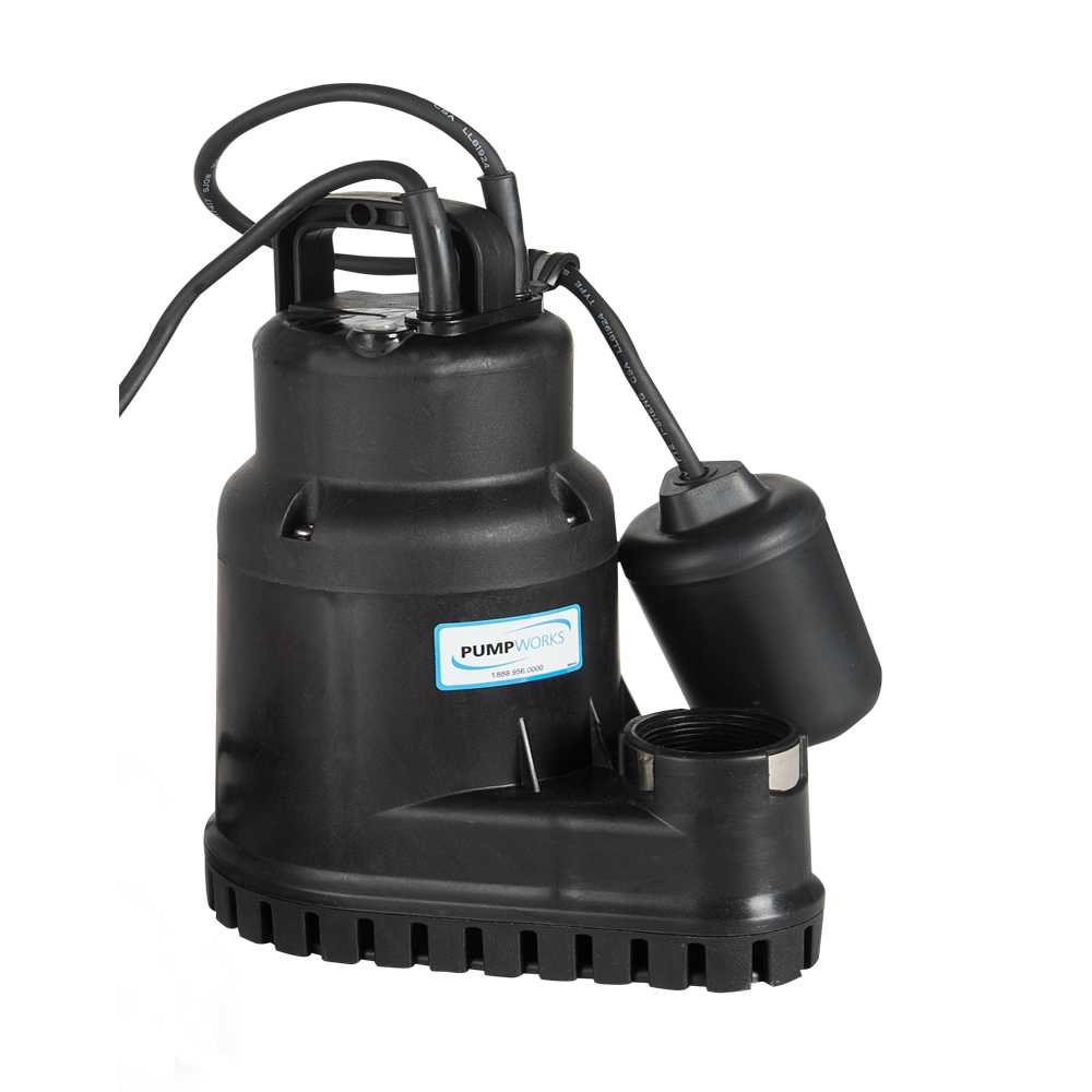 Pompe de puisard submersible 1/3 c.v.