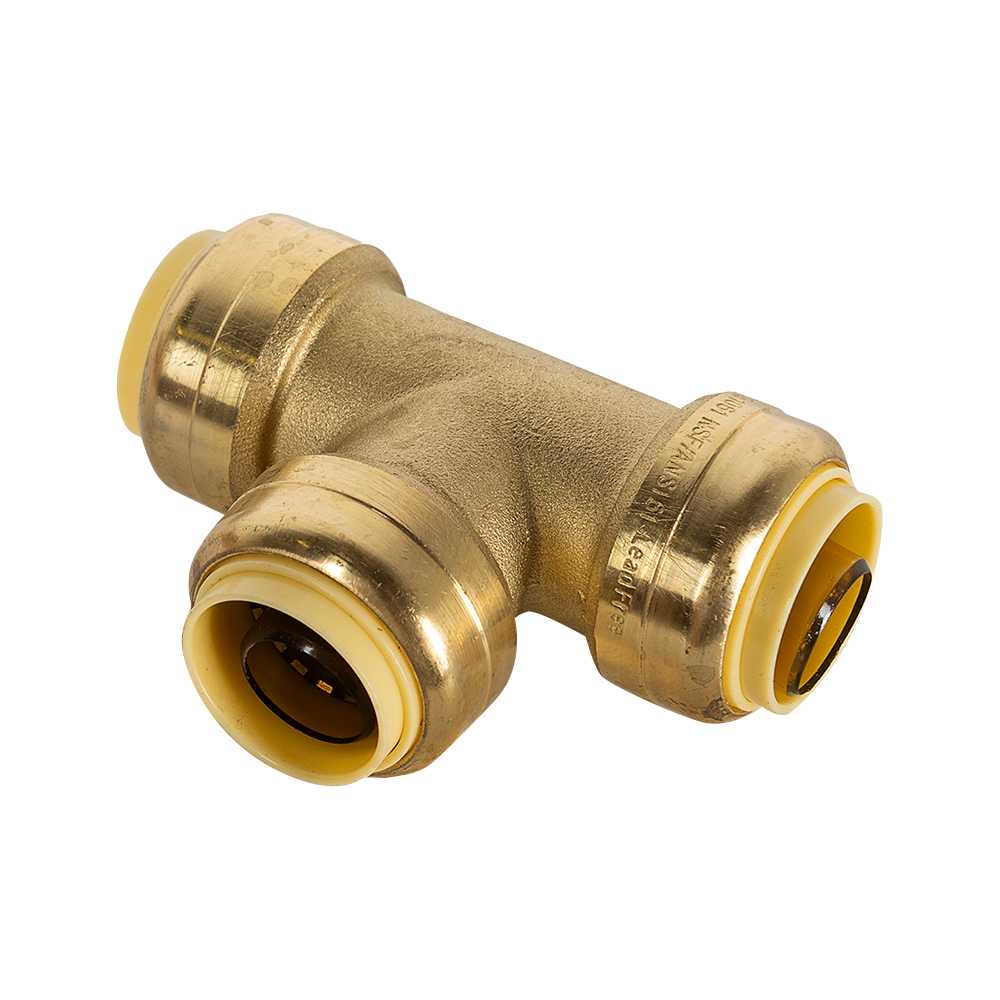 Té Easy-Grip Push 3/4 po