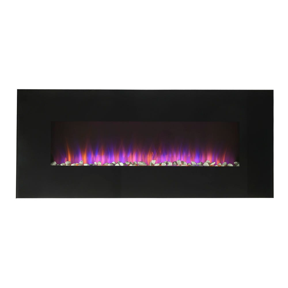 Foyer électrique mural plat 50 3/8 po