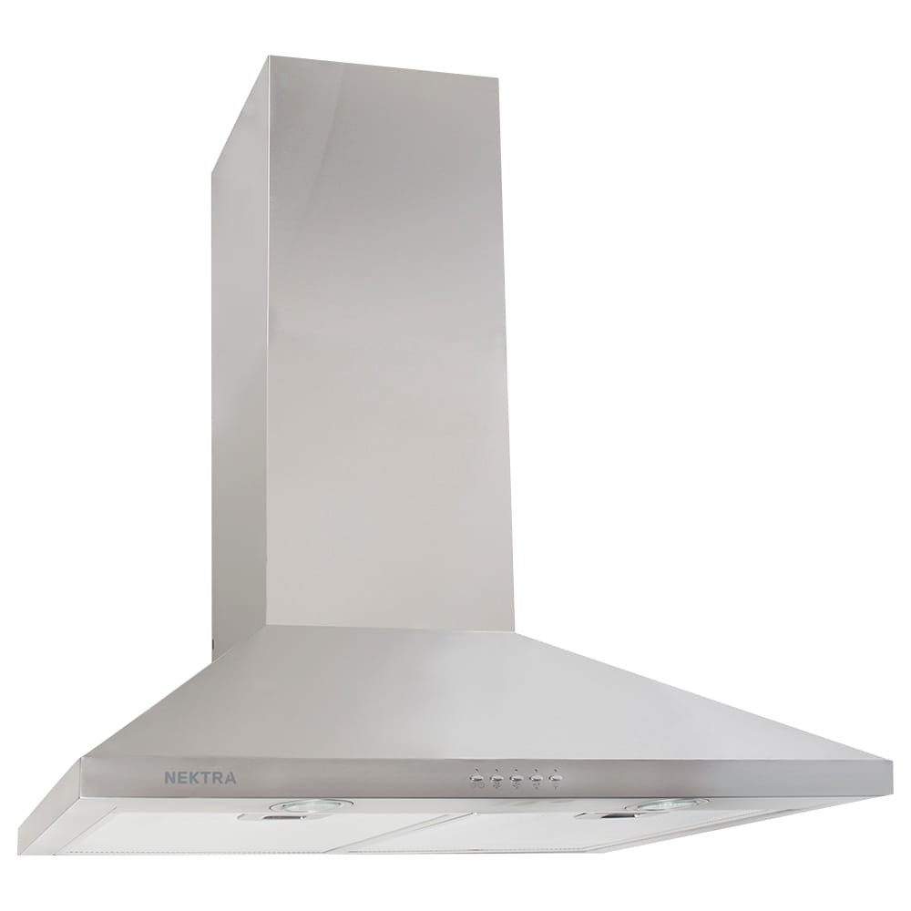 Hotte de cuisine cheminée Noroit 30 po acier inoxydable 450 pi³/min NEKTRA