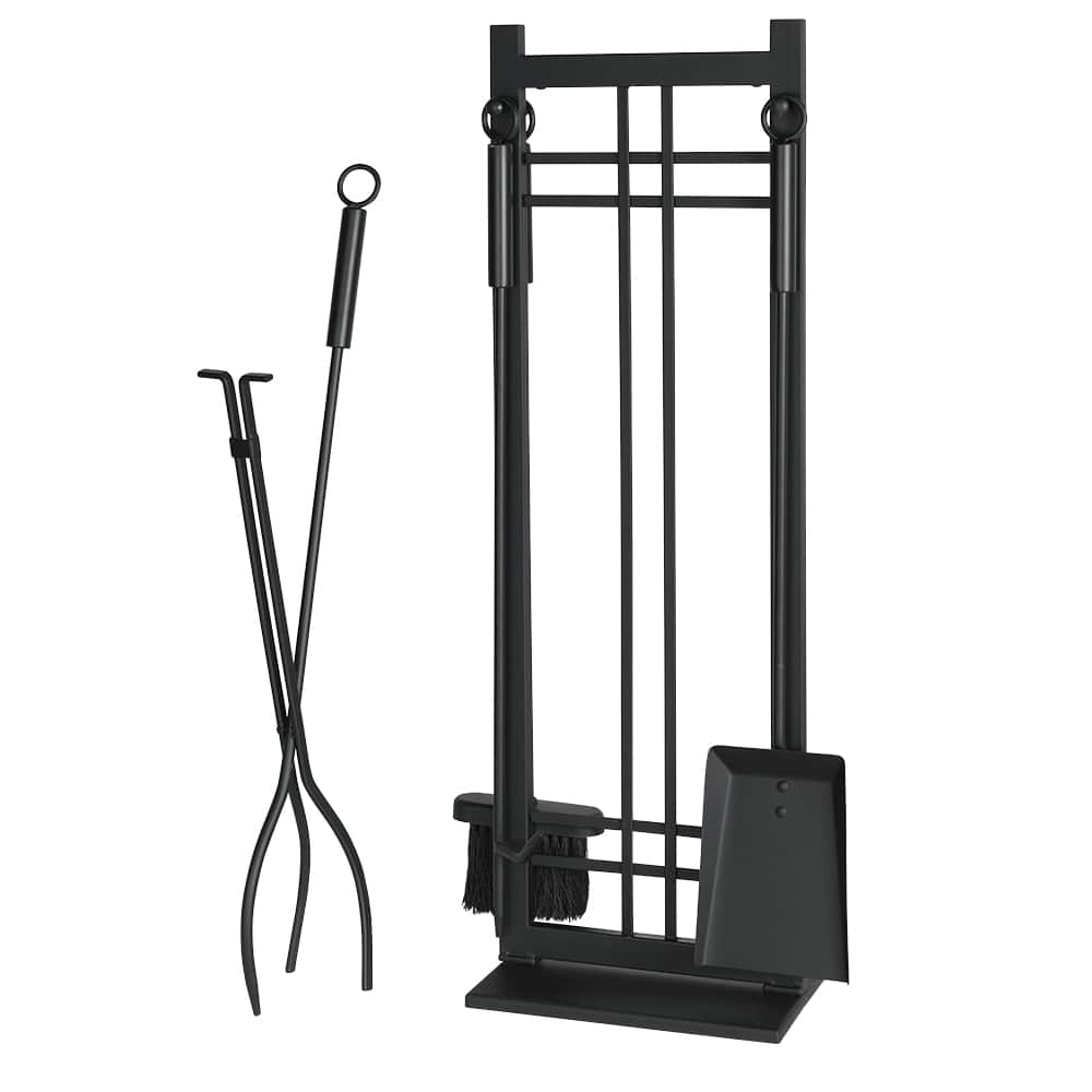 Ensemble de 4 accessoires de foyer