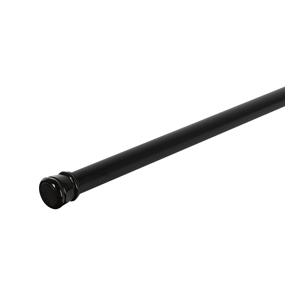 TASSILI Extendable Shower Curtain Rod Black 39 3/4 in. to 72 in.
