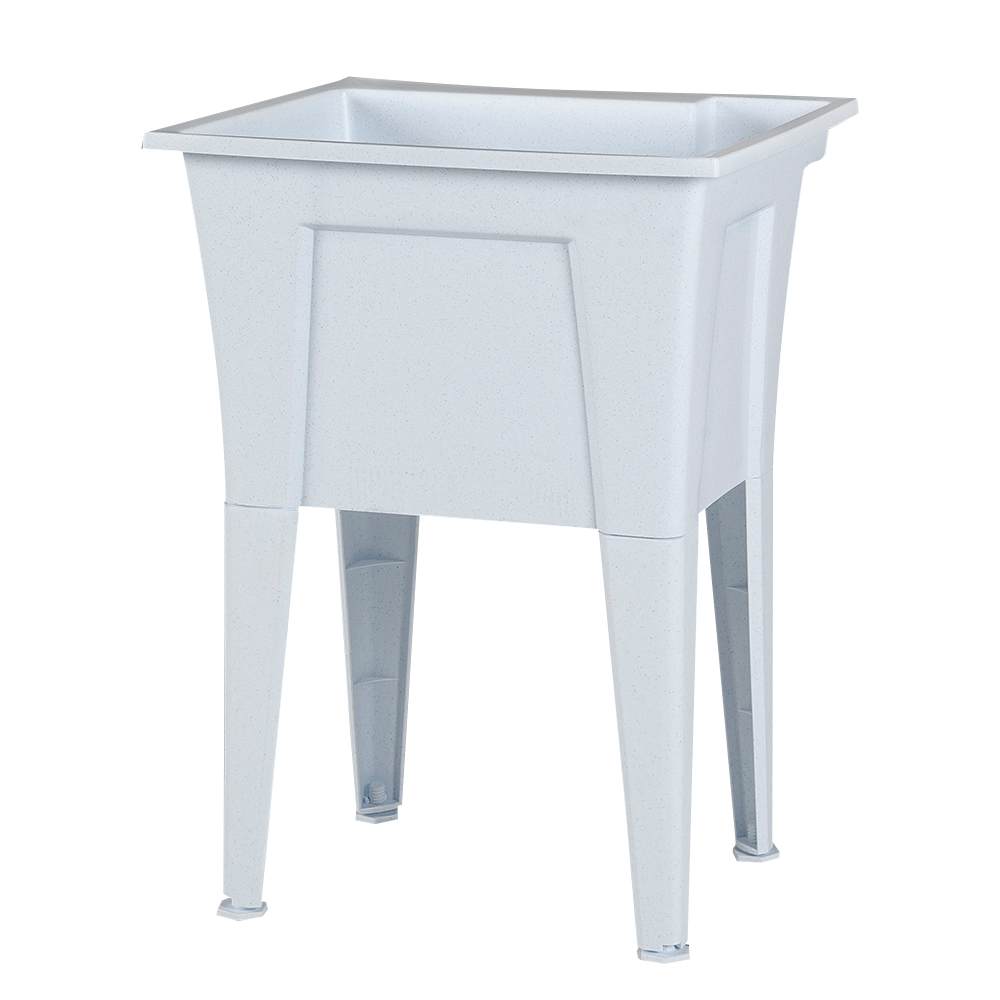 Heavy-Duty Laundry Tub White