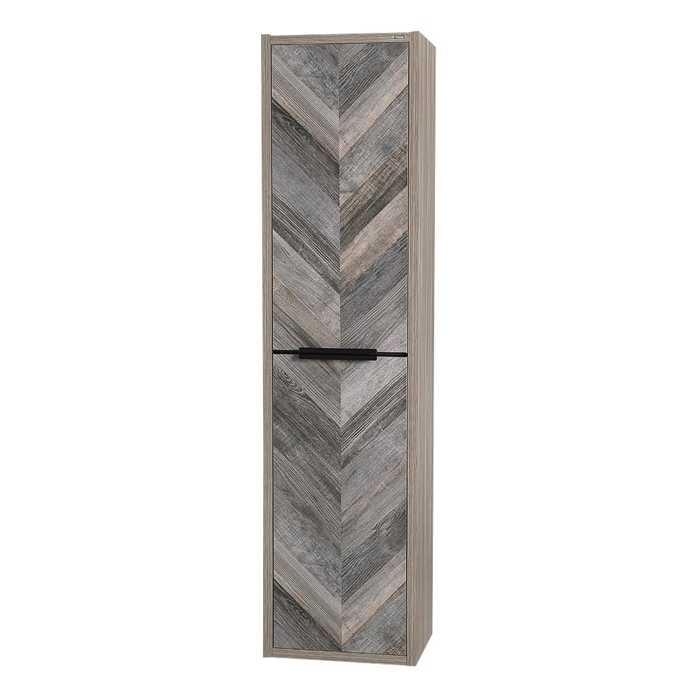 TASSILI Sienna Cabinet Grey Oak Finish 15 3/4 in.
