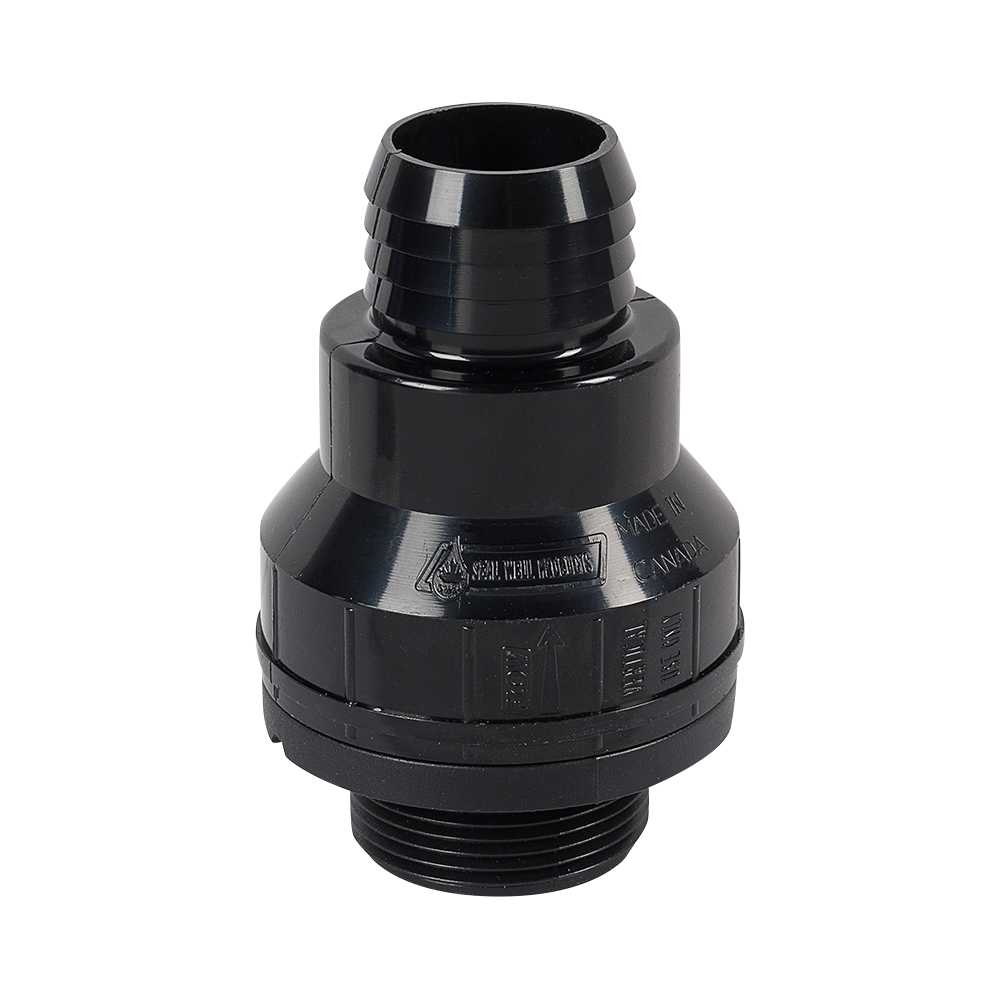 Clapet antiretour pour pompe puisard  1 1/4 po