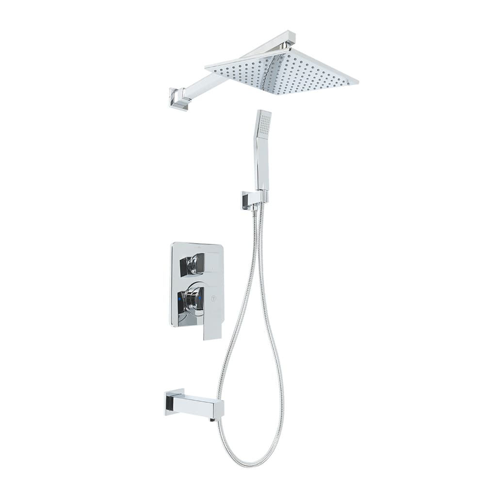 Robinet de baignoire-douche avec douchette 1 poignée Brigitta chrome TASSILI SUPRA