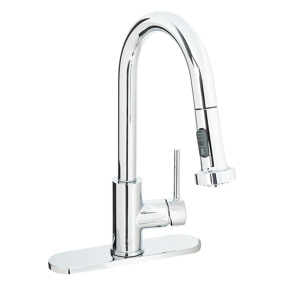 TASSILI SUPRA Alonzo 1-Handle Pull-Out Touch Free Kitchen Faucet Chrome