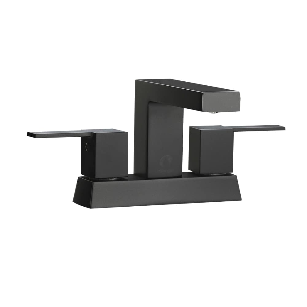 Quadrato 2-Handle Wash Basin Faucet Black