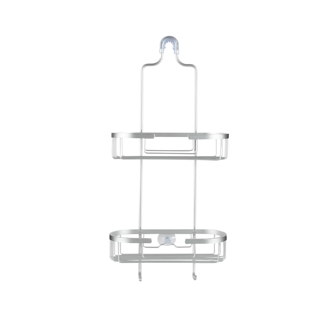 TASSILI SUPRA Silver Aluminum Shower Caddy