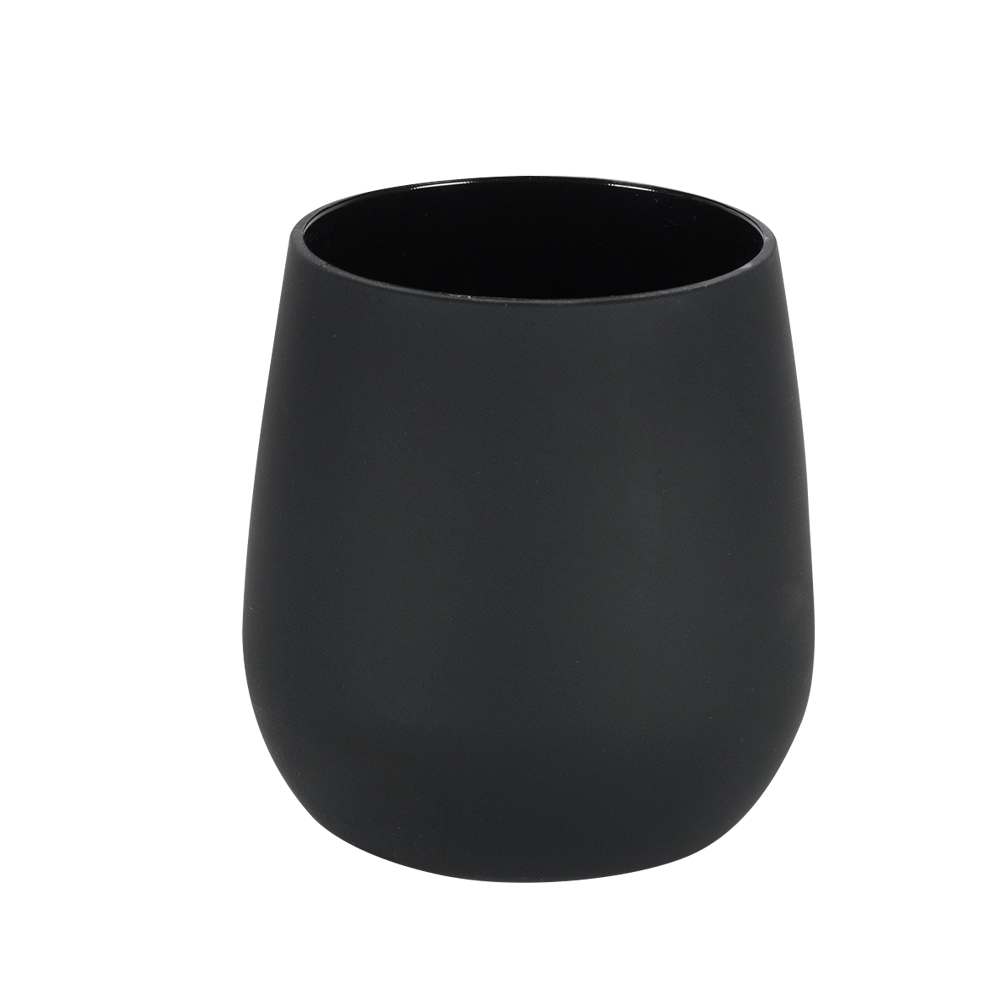TASSILI Black Plastic Glass