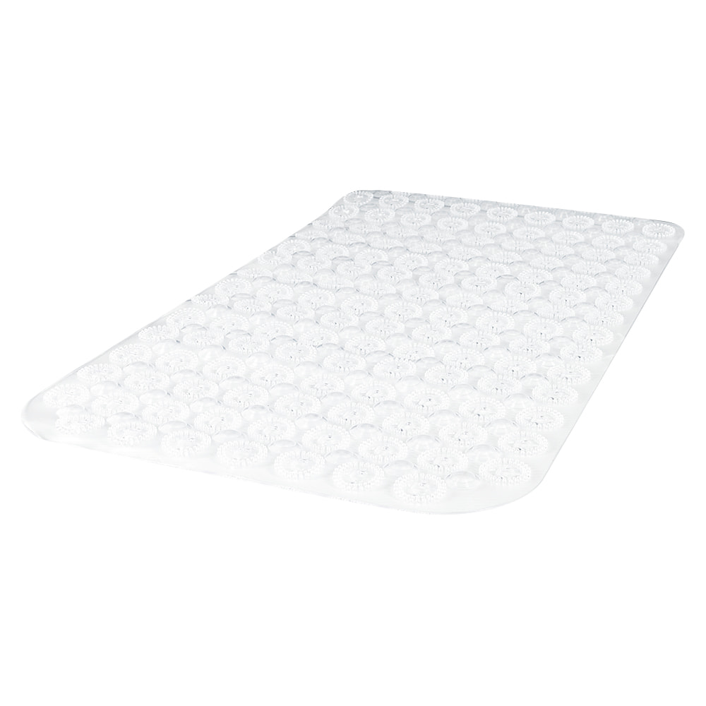 Tapis de bain antidérapant en PVC clair 14 3/4 po x 26 5/8 po TASSILI