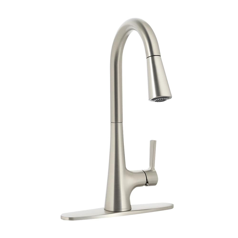 Moen Mikah 1-Handle Pull-Out Kitchen Faucet Stainless