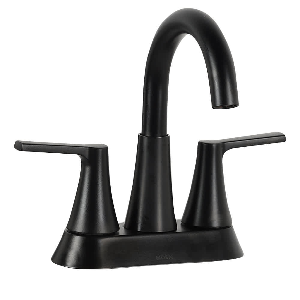 Moen Mikah 2-Handle Wash Basin Faucet Black