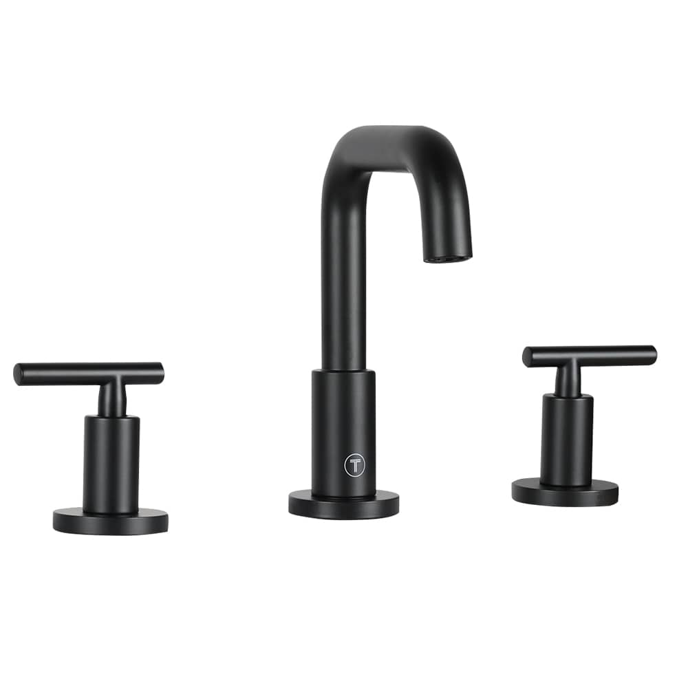 TASSILI SUPRA Giulio 2-handle Bathroom Sink Faucet Black