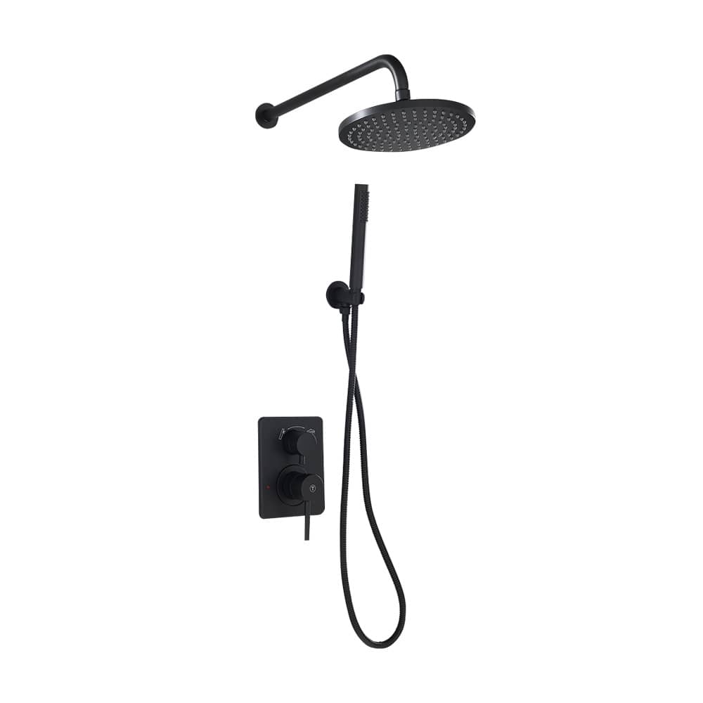 TASSILI SUPRA Lavo 1-Handle Shower Faucet with Shower Black