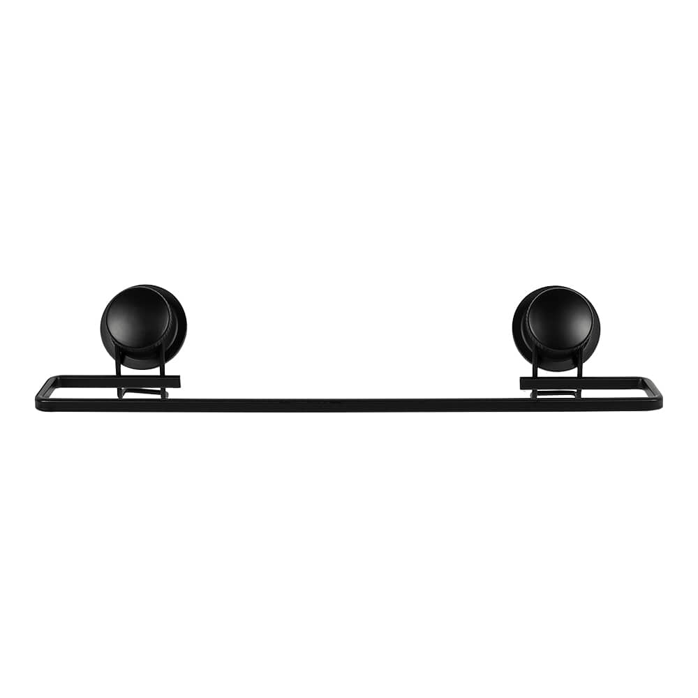 Suction Cup Towel Bar Black 18 in.