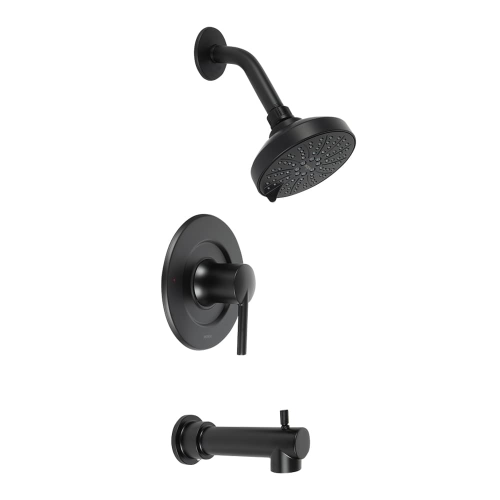 MOEN 1-Handle Arlys Bathtub-Shower Faucet Black