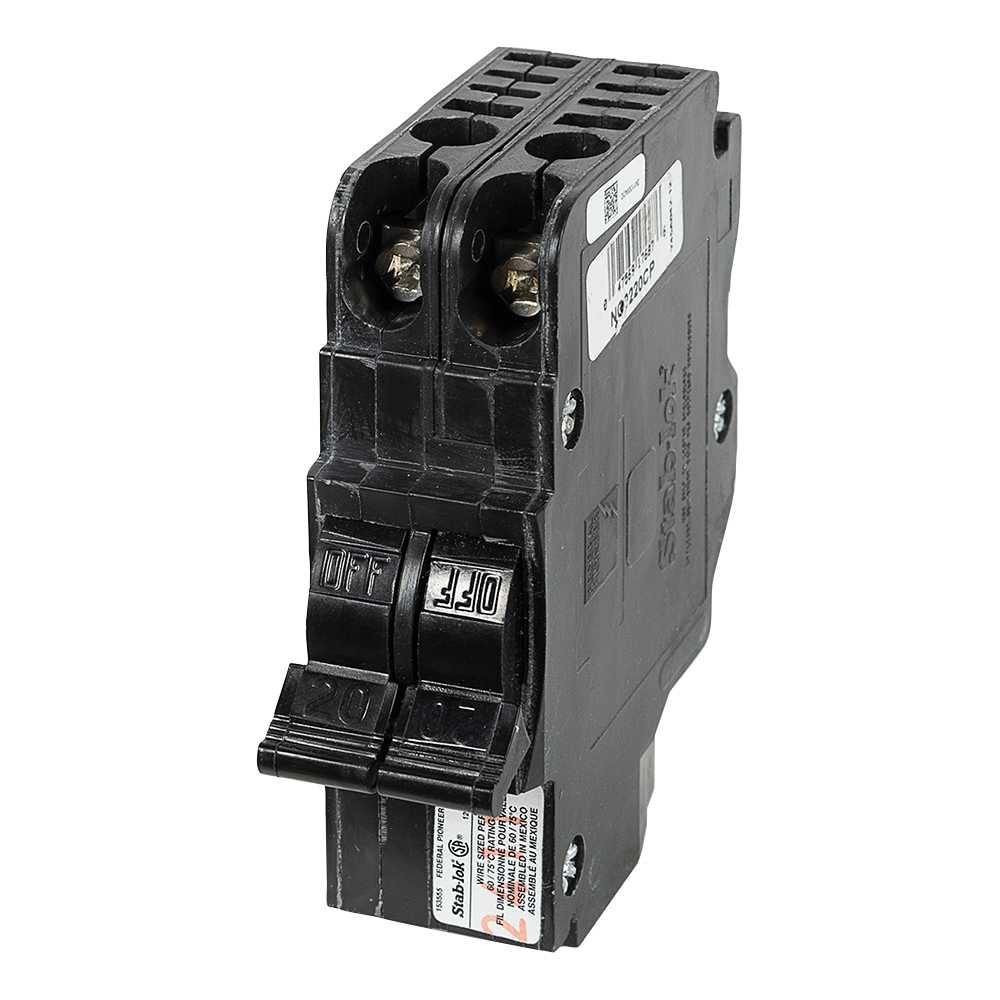 Disjoncteur double 20 A Federal Pioneer