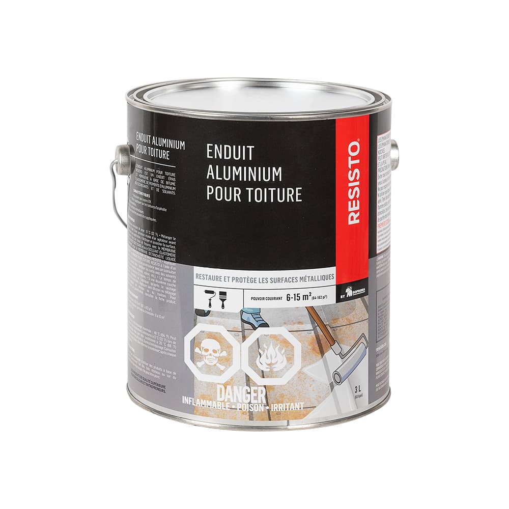 Revêtement élastomère pour toiture métallique aluminium 3 L