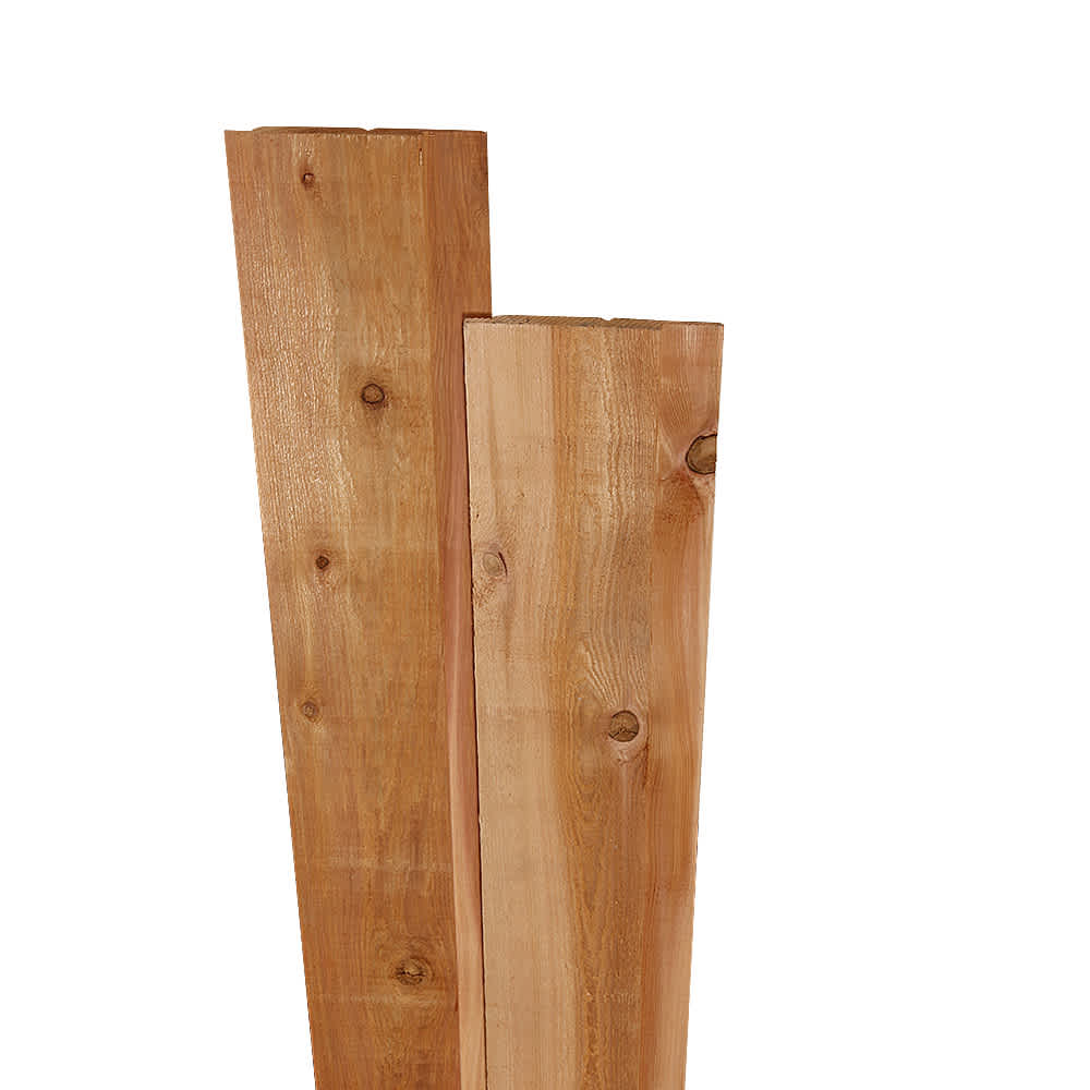 Revêtement de cèdre Ranch Panel 11/16 po x 8 po vrac