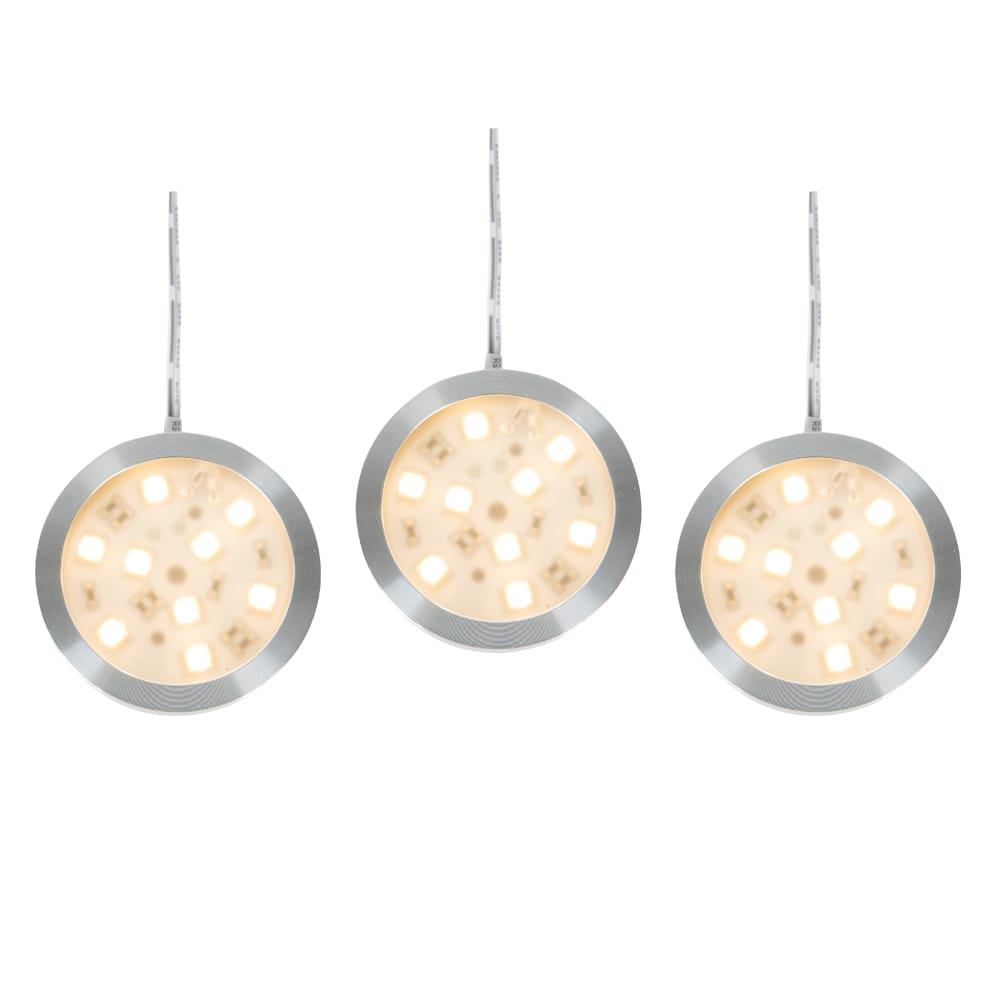 Rondelles d'éclairage à DEL blanc chaud Pqt/3 VERTUO