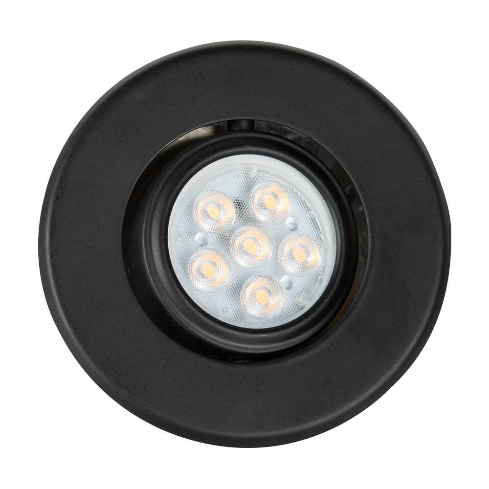 Recessed LED Light 3 in. Black