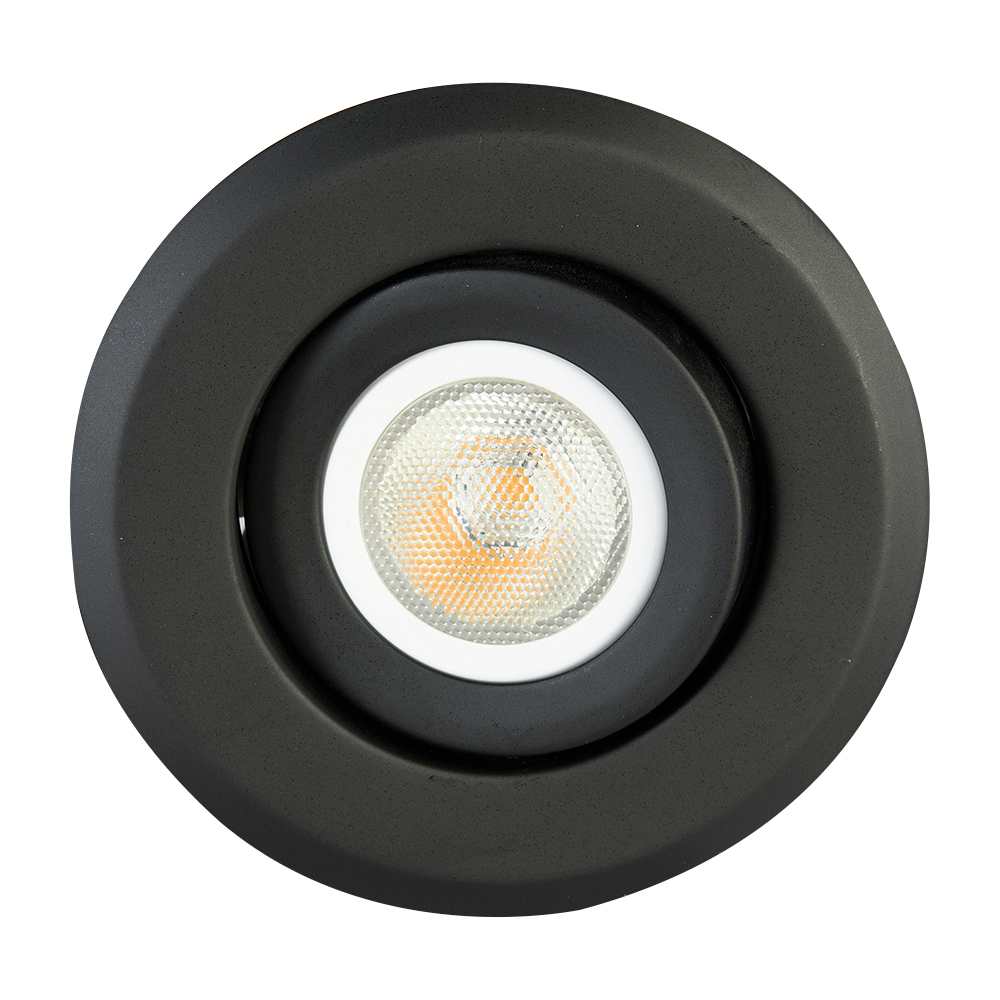 Recessed LED Light 4 in. Black