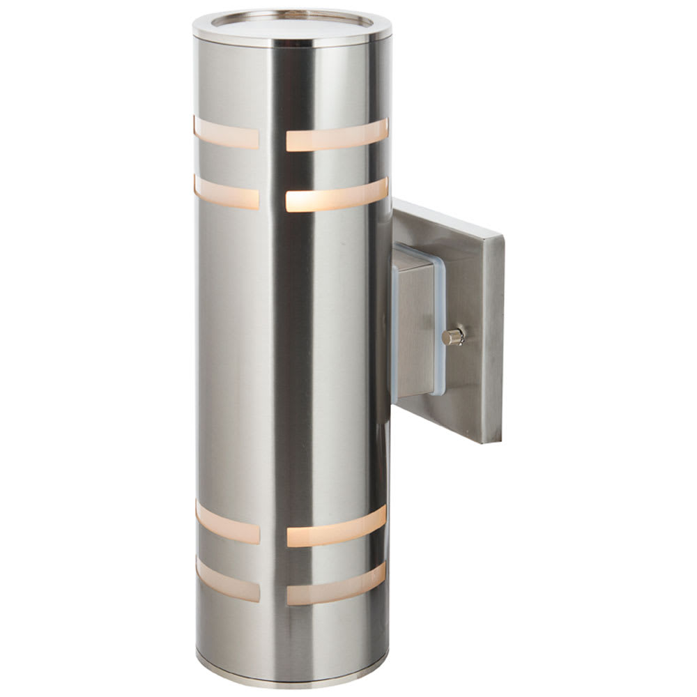 Applique murale d'extérieur Tay acier inoxydable 2 lumières