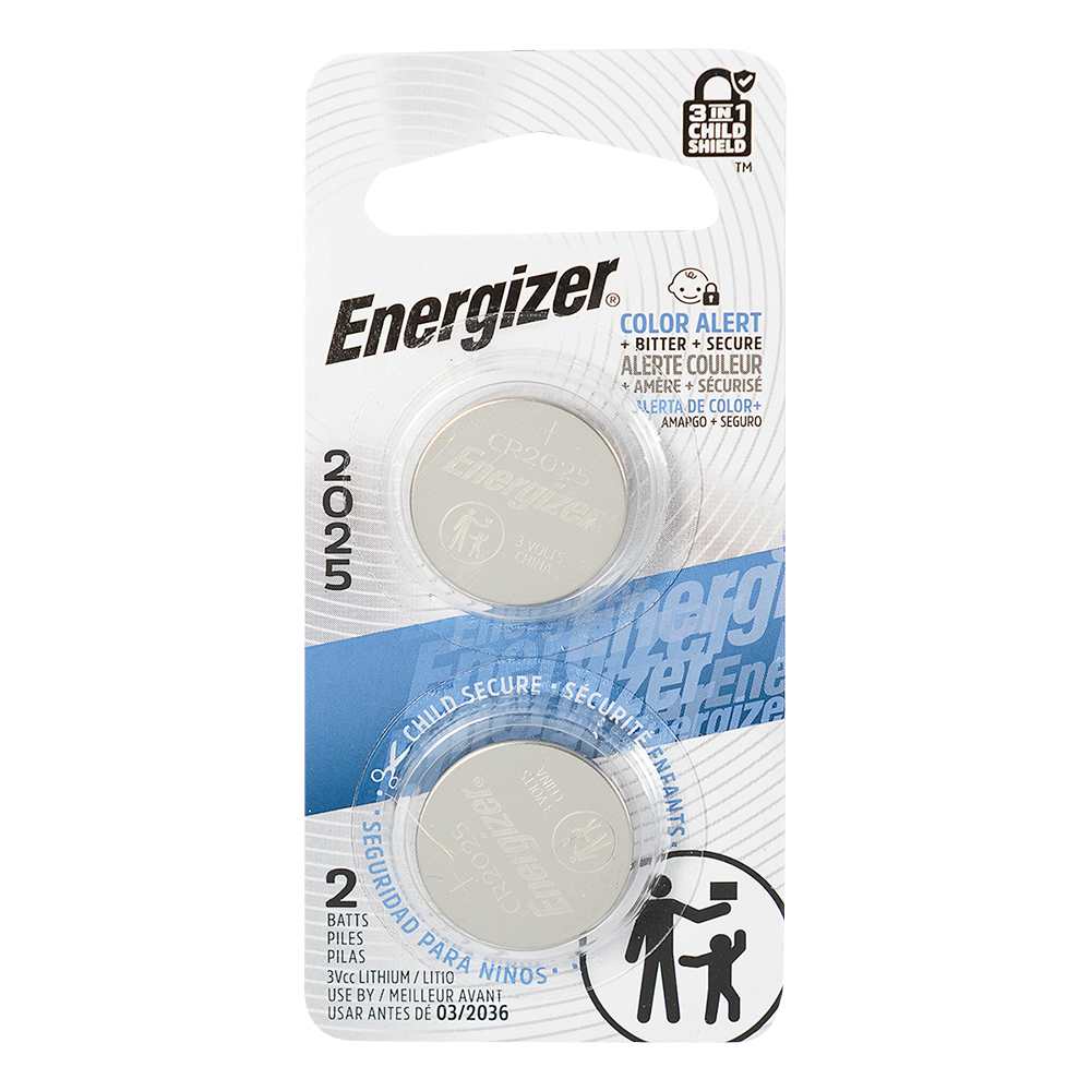 Energizer 2025 Batteries 3 V Pkg/2