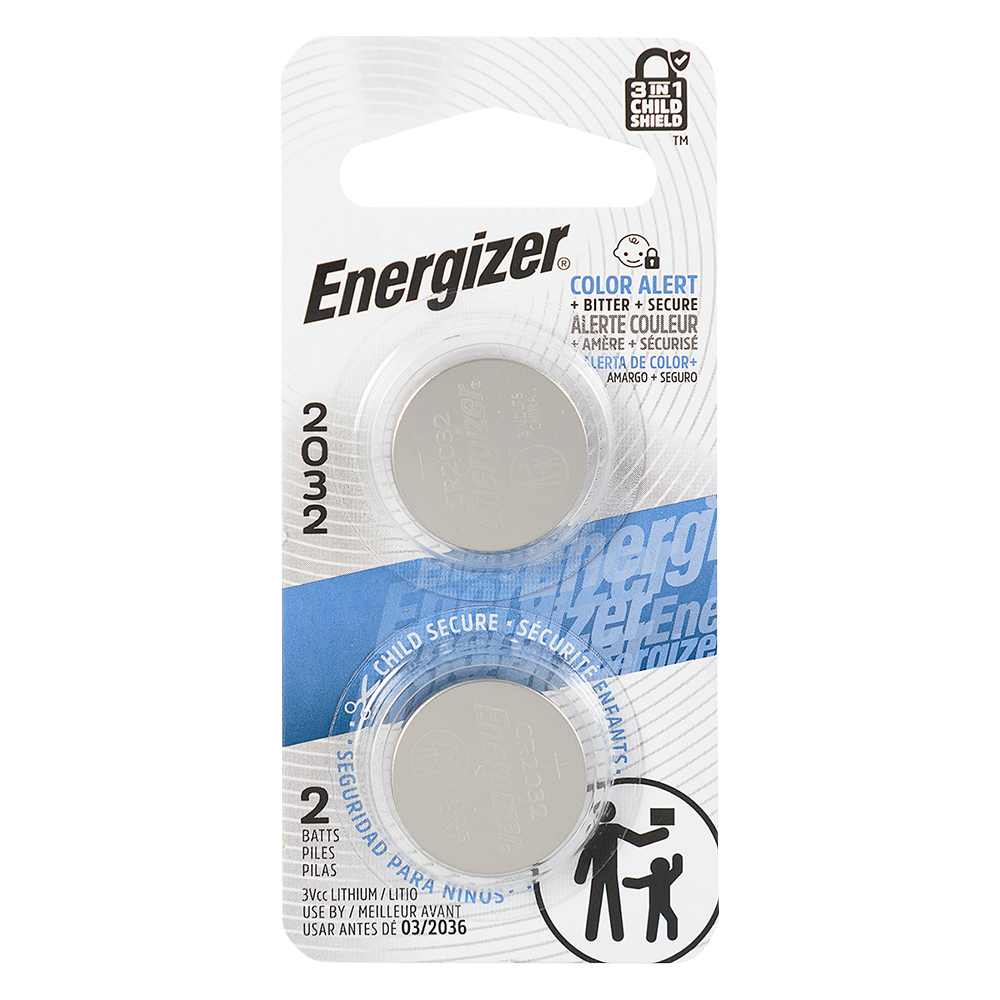 Piles Energizer 2032, 3 V Pqt/2