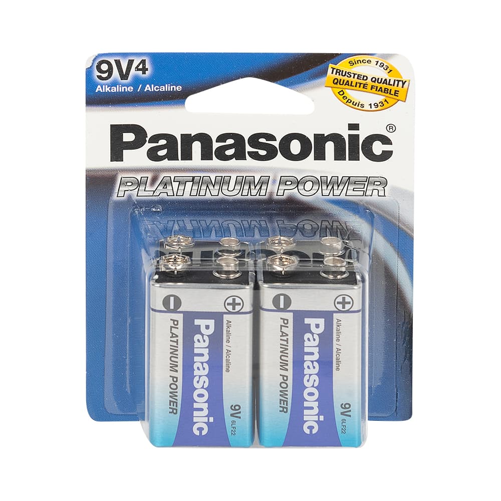 Piles Panasonic 9 V Pqt/4